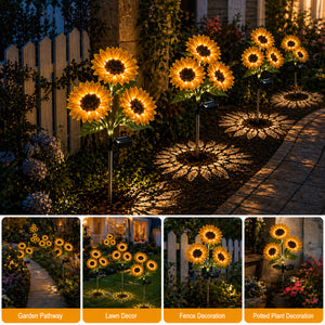 🌞Solar LED Sunflower Garden Lights-29.6inch/74cm