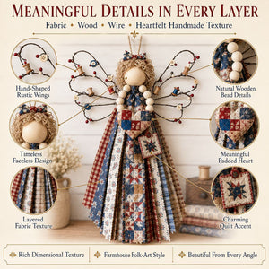 DIY Farmhouse Angel Craft Kit | All-in-One Set to Make Your Own Large Handmade Angel Wall Hanging Decor