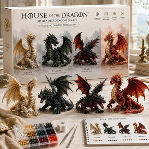 3D Beaded Fantasy Creature DIY Ornament Craft Kit