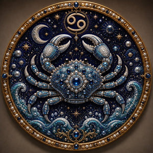 🔥 LAST DAY 49% OFF – ✨ Premium 3D Pearl 12 Zodiac Signs Art Kit | Luxury Flocked Canvas with Scratch-Resistant Non-Fading Pearl Beads DIY Handmade Astrology Decor ♈🌙💎