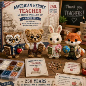 Beginner Friendly 3D Bead Figurine Making Kit with Full Supplies & Step-by-Step Guide