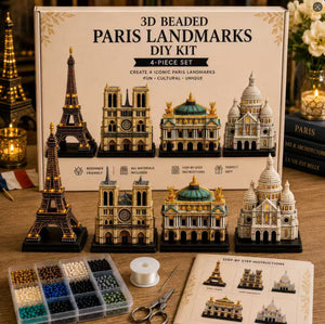 Beginner Friendly 3D Bead Figurine Making Kit with Full Supplies & Step-by-Step Guide