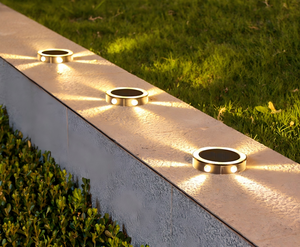 Solar buried lights for outdoor yards, gardens, balconies, steps, decorative lawn spike lights, stair step lights