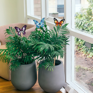 Butterfly Diamond Painting Garden Stakes - 8 Pack DIY Kit