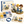 All-in-One 3D Bead Art Kit, No Glue DIY Beading Set for Home Decor & Birthday Gift