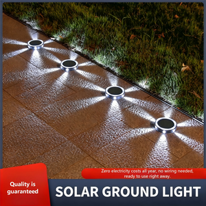 Solar buried lights for outdoor yards, gardens, balconies, steps, decorative lawn spike lights, stair step lights