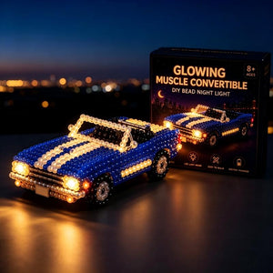 3D Beaded Vehicle DIY Craft Kit, Create Your Own Retro Truck & School Bus Bead Model, Beginner Handmade Art Decor Gift for Adults Teens