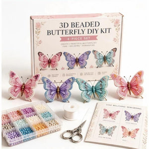 Beginner Friendly 3D Bead Figurine Making Kit with Full Supplies & Step-by-Step Guide