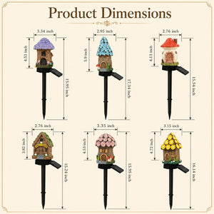 🍄✨Solar Fairy-Tale Mushroom Cottage Garden Light🌙