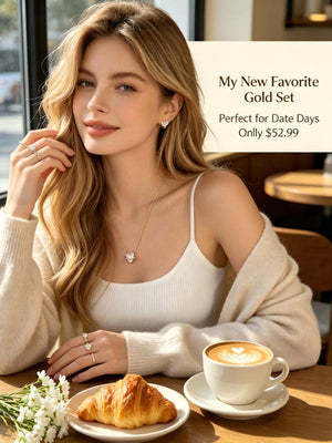 3Pcs Heart Planet 925 Sterling Silver Jewelry Set, Heart Saturn CZ Necklace Stud Earrings Adjustable Open Ring Gift For Women