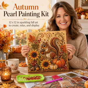 🔥 Last Day 75% OFF - 🍂💎 Autumn Pearl Painting Kit – Relaxing DIY Craft to Create Sparkling Fall Artwork 🖌️