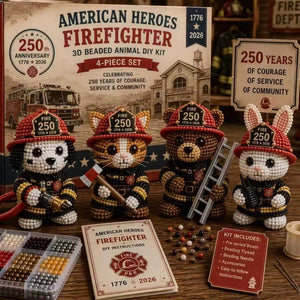 Beginner Friendly 3D Bead Figurine Making Kit with Full Supplies & Step-by-Step Guide