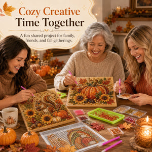 🔥 Last Day 75% OFF - 🍂💎 Autumn Pearl Painting Kit – Relaxing DIY Craft to Create Sparkling Fall Artwork 🖌️