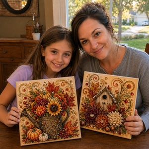 🔥 Last Day 75% OFF - 🍂💎 Autumn Pearl Painting Kit – Relaxing DIY Craft to Create Sparkling Fall Artwork 🖌️