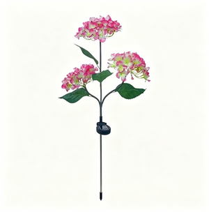 Outdoor LED Solar Courtyard Decorative Lights, Hydrangea Lights, Outdoor Garden Atmosphere Waterproof Firework Lights, Villa Decoration