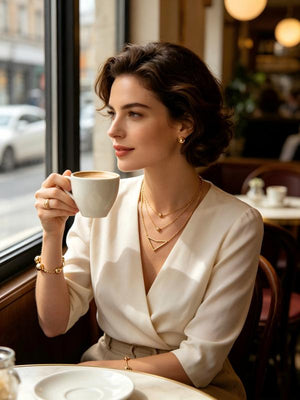 3-Piece Minimalist Gold Stackable Jewelry Set | 18K Gold Plated Surgical Steel | Waterproof Tarnish Free3-Piece Minimalist Gold Stackable Jewelry Set | 18K Gold Plated Surgical Steel | Waterproof Tarnish Free