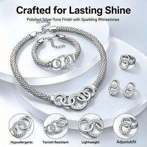 Lightweight All-Day Comfort | Hypoallergenic 4-Piece Jewelry Set