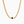European and American style 14k gold plated necklace and bracelet set, versatile, light luxury polished chain, high-end emerald bracelet
