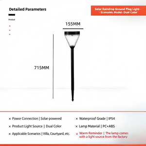 Solar Lawn Light Outdoor Ground Stake Lamp Outdoor Garden Landscape Light Super Bright Garden Grass Light Waterproof Courtyard Light
