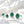 Old Money Style Emerald Halo Necklace Earrings Ring Jewelry Kit