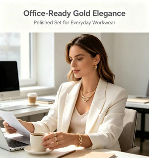 Lightweight All-Day Comfort | Hypoallergenic 4-Piece Jewelry Set