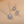 14K Gold Plated Dainty Cubic Zirconia Jewelry Sets | Necklace & Stud Earrings Matching Sets for Women Everyday Wear & Gifting