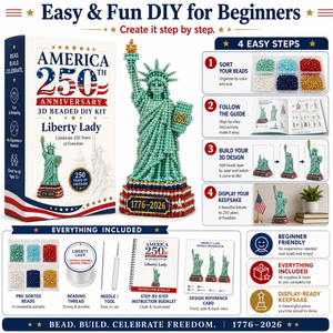 America 250th Anniversary 3D Beaded DIY Kit