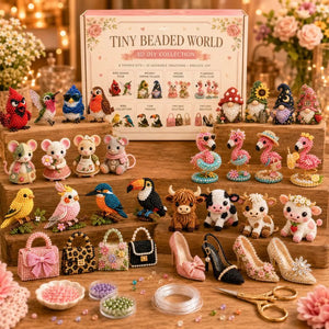 ✨ Creative Beaded Mini World 3D DIY Kit Collection