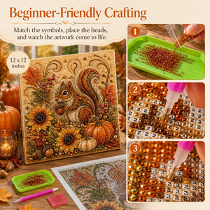 🔥 Last Day 75% OFF - 🍂💎 Autumn Pearl Painting Kit – Relaxing DIY Craft to Create Sparkling Fall Artwork 🖌️