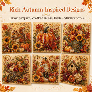 🔥 Last Day 75% OFF - 🍂💎 Autumn Pearl Painting Kit – Relaxing DIY Craft to Create Sparkling Fall Artwork 🖌️