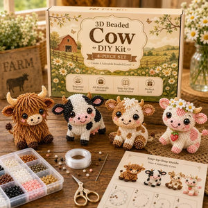 ✨ Creative Beaded Mini World 3D DIY Kit Collection