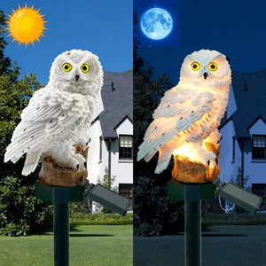 Solar Owl Garden Decorative Landscape Light