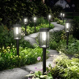 Solar Pathway Lights — Outdoor Garden & Walkway Fixtures