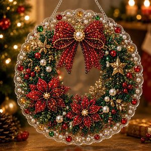 🔥Last Day 49% OFF-🎄Christmas Diamond Art Hanging Ornament Kit