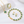 18K Gold Plated Four Leaf Clover Jewelry Set for Women, Sapphire Blue Cubic Zirconia Lucky Clover Necklace Bracelet Earrings Set, Tarnish Resistant Daily Party Jewelry Gift