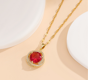 "Elevate Your Everyday: 3-Piece Gemstone Jewelry Set - Necklace, Earrings & Ring"