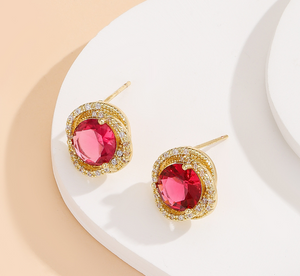 "Elevate Your Everyday: 3-Piece Gemstone Jewelry Set - Necklace, Earrings & Ring"