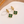 Emerald Green Clover Jewelry Set | 18K Gold Plated Stainless Steel
