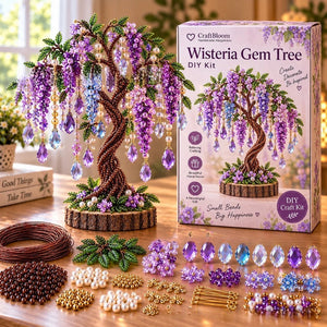 Beaded Tree DIY Craft Kit | Relaxing Handmade Art Project for Elegant Home Table Decor & Meaningful Gift