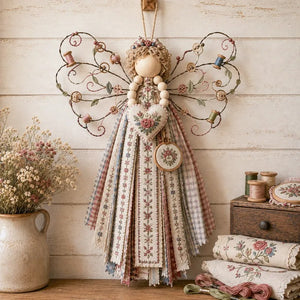 DIY Farmhouse Angel Craft Kit | All-in-One Set to Make Your Own Large Handmade Angel Wall Hanging Decor