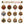 6Pcs/12Pcs Christmas DIY Diamond Painting Ornaments Kit for Holiday Home Decor