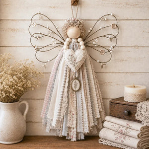 DIY Farmhouse Angel Craft Kit | All-in-One Set to Make Your Own Large Handmade Angel Wall Hanging Decor