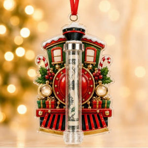 Christmas Cash Holder Ornament, Creative Acrylic Money‑Hanging Decor, Unique Surprise Gift for Christmas Tree Decoration & Holiday Gift Giving