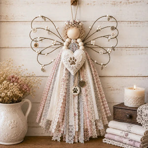 DIY Farmhouse Angel Craft Kit | All-in-One Set to Make Your Own Large Handmade Angel Wall Hanging Decor