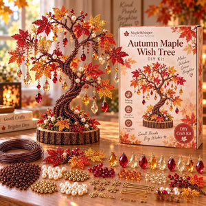 Beaded Tree DIY Craft Kit | Relaxing Handmade Art Project for Elegant Home Table Decor & Meaningful Gift