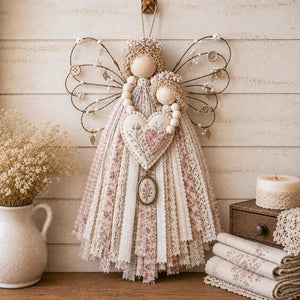 DIY Farmhouse Angel Craft Kit | All-in-One Set to Make Your Own Large Handmade Angel Wall Hanging Decor