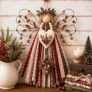 DIY Farmhouse Angel Craft Kit | All-in-One Set to Make Your Own Large Handmade Angel Wall Hanging Decor