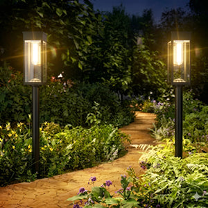 Solar Pathway Lights — Outdoor Garden & Walkway Fixtures
