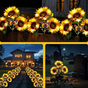 🌞Solar LED Sunflower Garden Lights-29.6inch/74cm