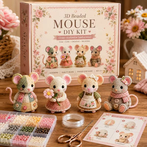 ✨ Creative Beaded Mini World 3D DIY Kit Collection